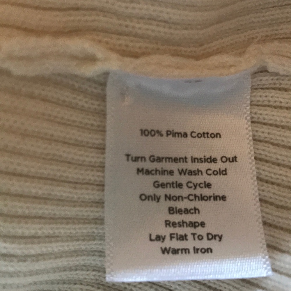 SALE: NWOT Talbots Ribbed Button Down Top - Picture 5 of 5
